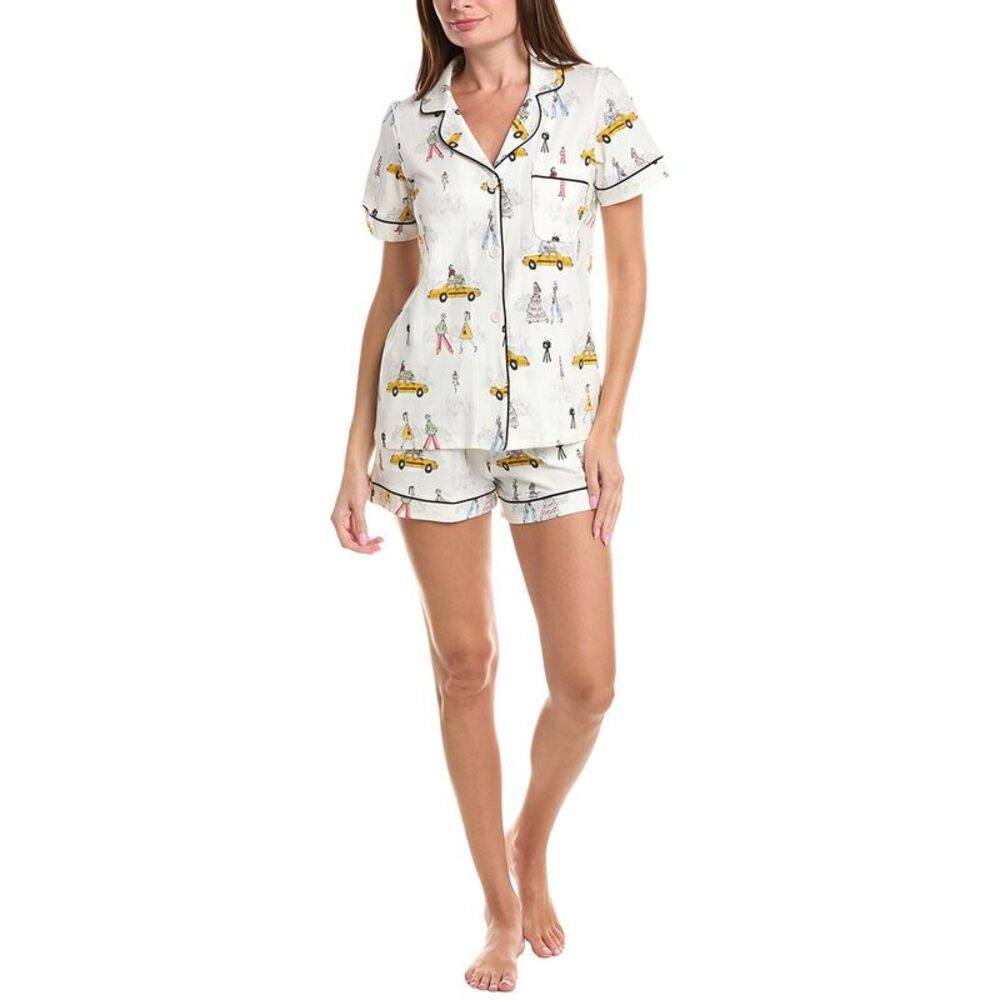 Bedhead Womens 2Pc Short Pajama Set, White